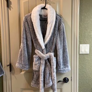 Furry Style Robe by Lazy Chic Brand.  EUC!